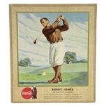 Original 1947 Bobby Jones Coca-Cola Advertising Broadside Display - Excellent Condition