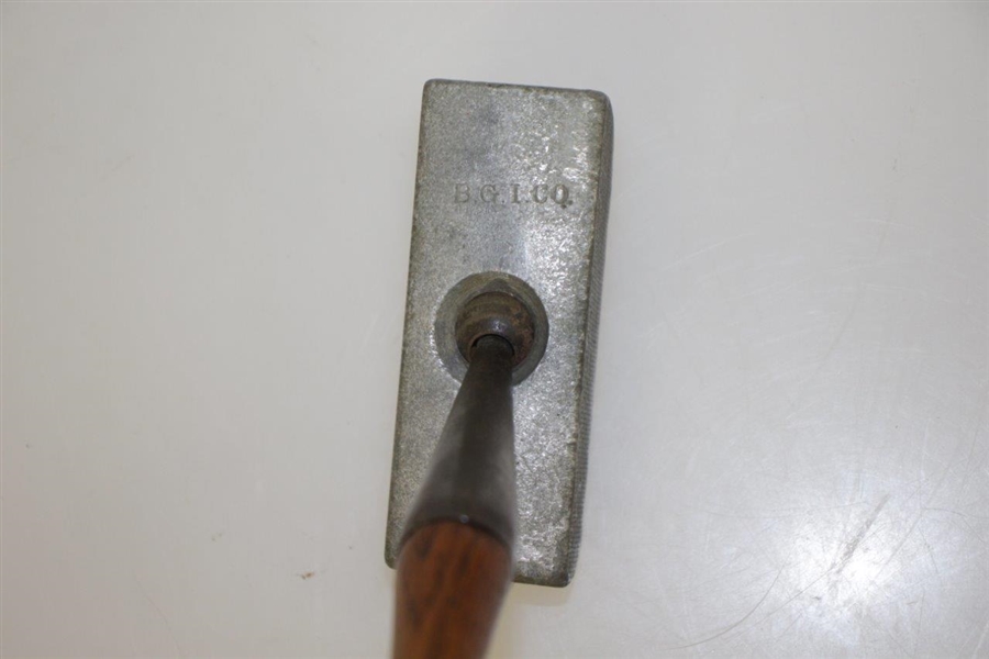 Vintage BGI Company Gun Metal Swivel-Headed Putter
