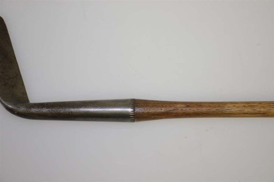 Nicholls Special Smooth Faced Iron with Hand Carved Shaft Stamp