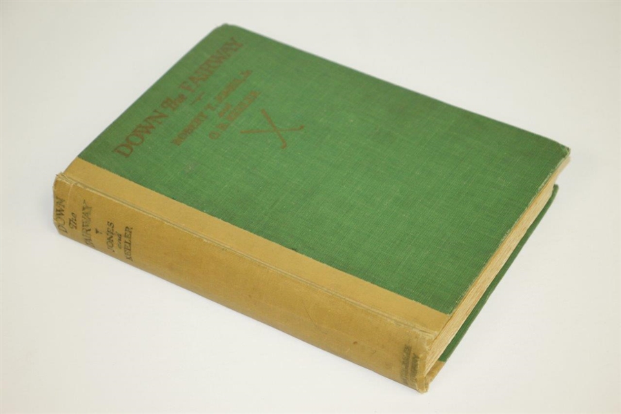 Bobby Jones & O.B. Keeler 'Down The Fairway' 1927 1st Edition Book - 1st Printing