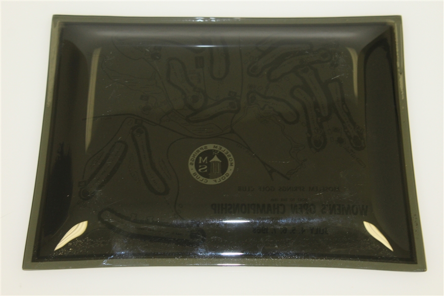 1968 Women's Open Championship at Moselem Springs GC Glass Tray/Plate