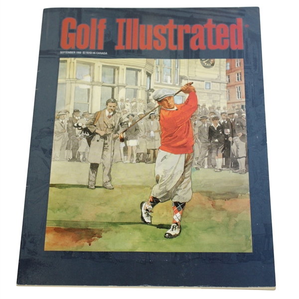 1992 Golf Illustrated Bobby Jones at St Andrews Cover Magazine