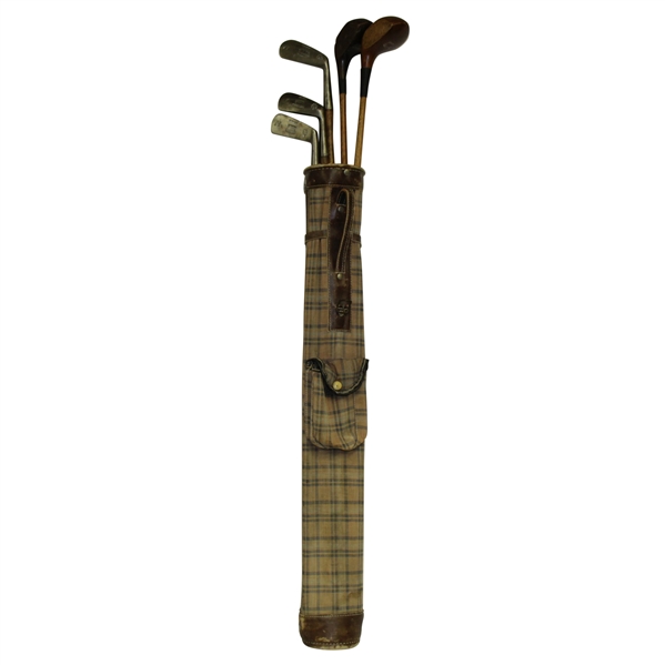 Burke Juvenile Irons & Wood Set in Matching Plaid Bag