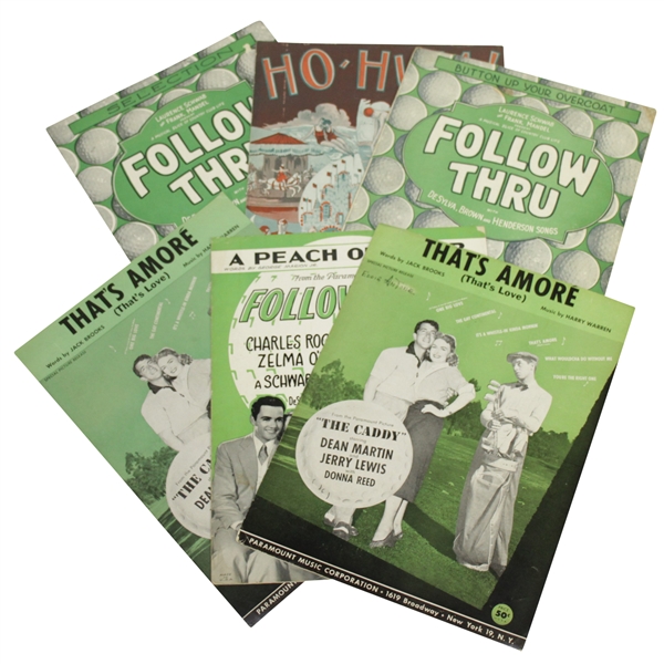 Vintage 'Follow Thru,' 'That's Amore' & Others Sheet Music