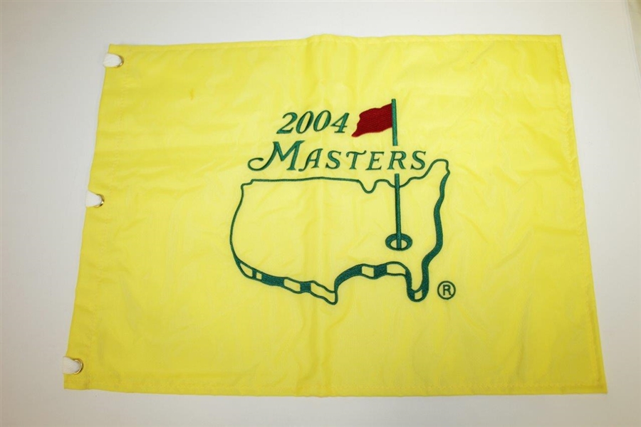 Five Masters Embroidered Flags - 2004, 2018(x2) & 2017(x2)