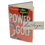 Ben Hogan Signed Golf Book Power Golf - USGA Bookplate JSA ALOA