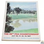 1967 PGA Championship at Columbine Country Club Program - Don January Winner