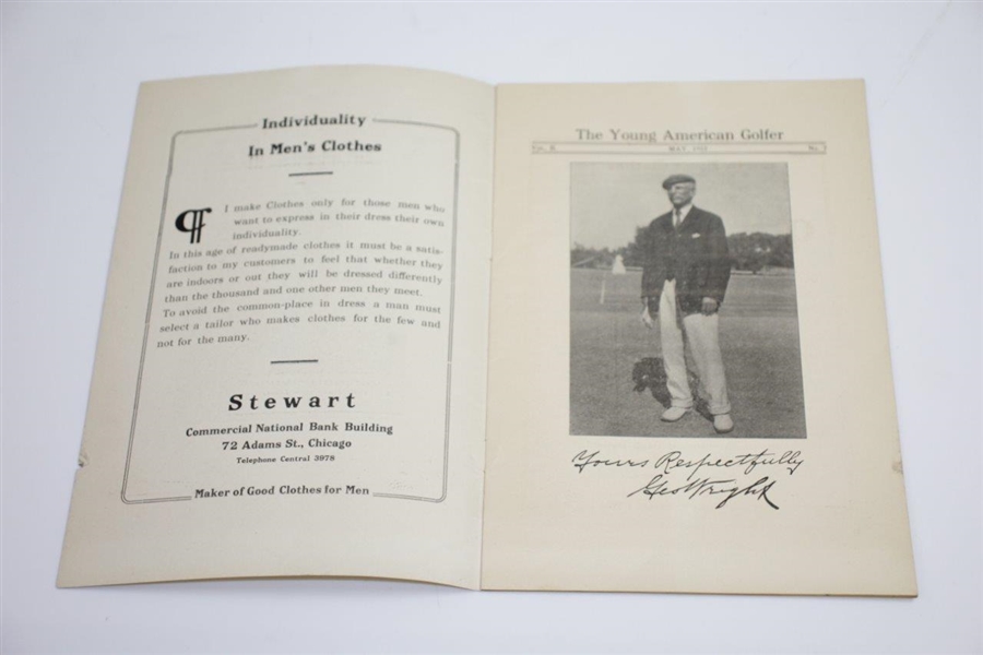 1912 'The Young American Golfer' Booklet Vol. 2 No. 7 Edited by W.W.C. Griffin