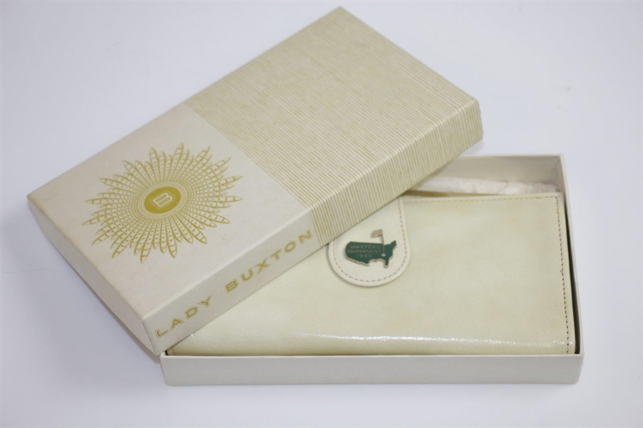 1960 Masters Tournaments Leather Coin Purse Gift in Original Lady Buxton Box - Palmer Winner