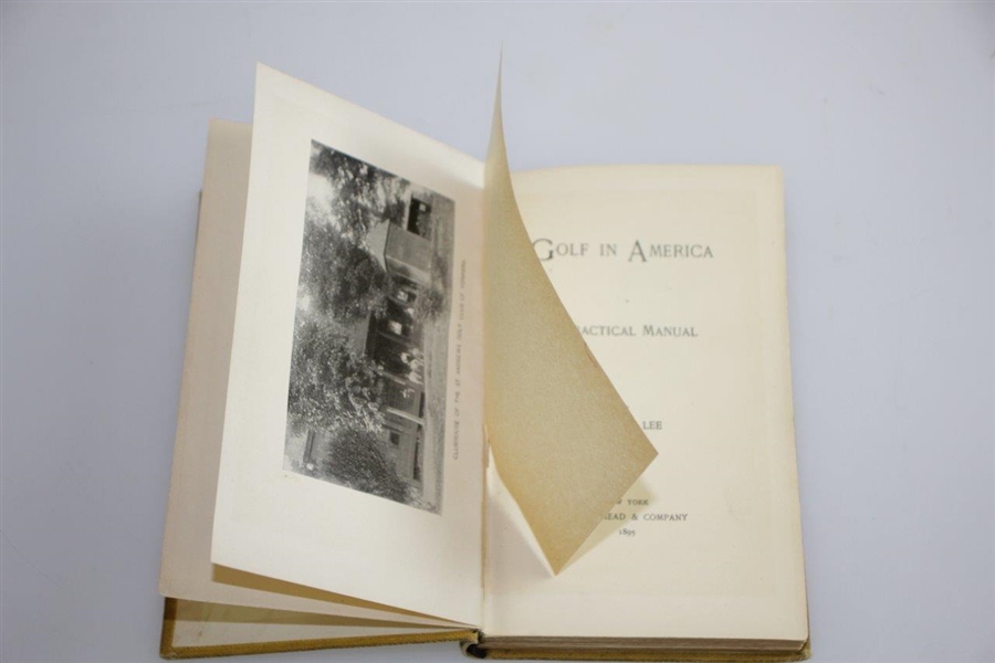 1895 'Golf in America - A Practical Manual' by James P. Lee - First Golf Book Published in US