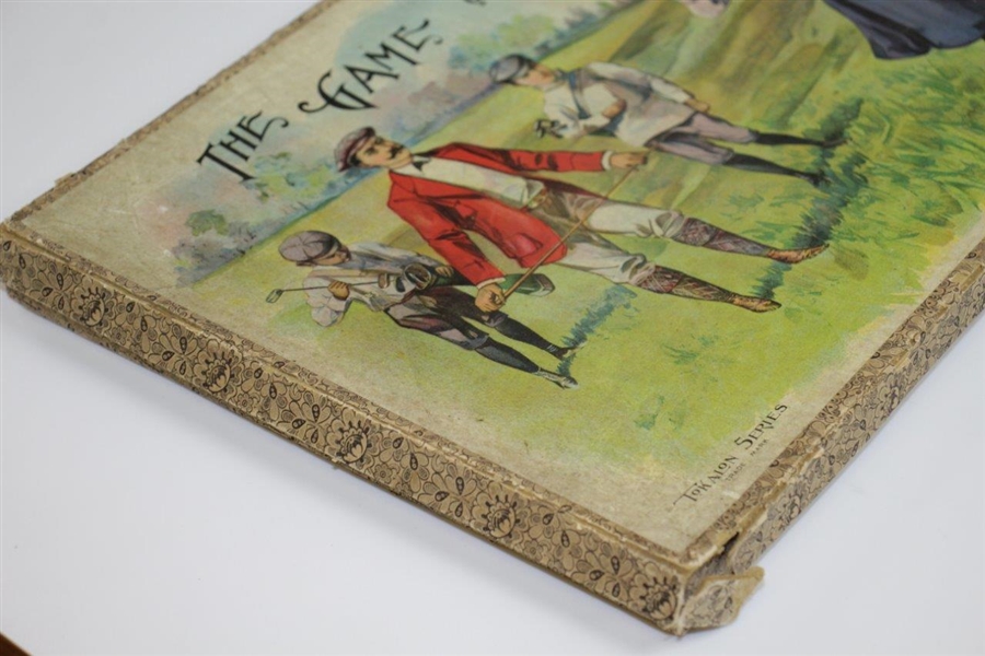 Circa 1899-1905 Clark & Sowdon 'The Game of Golf' Tokalon Series Board Game - Great Colors