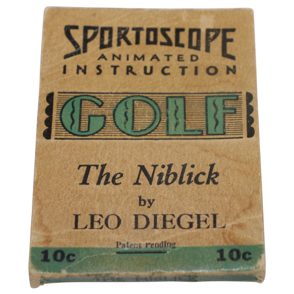 Sportoscope Animated Instruction GOLF 'The Niblick' by Leo Diegel Flip Book