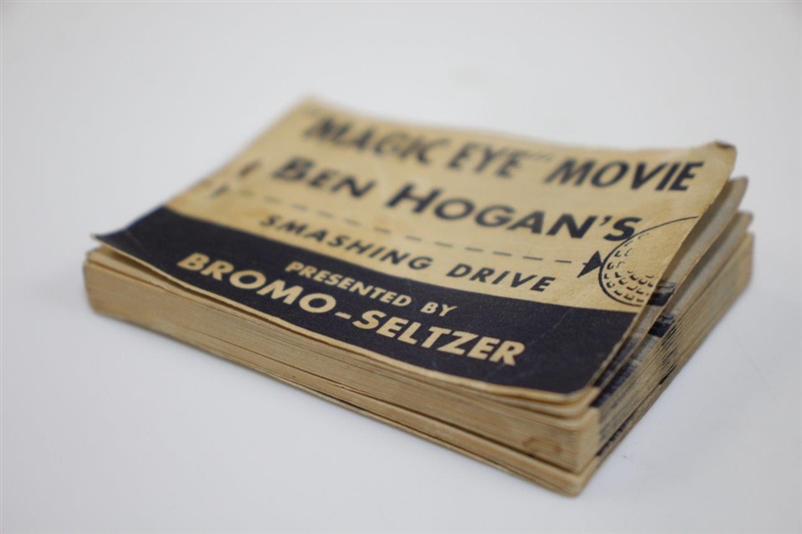 Ben Hogan's Magic Eye Movie - Smashing Drive Flip Book Presented by Bromo-Seltzer