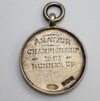 1951 Yorkshire Union of Golf Clubs Amateur Championship Sterling Runner-Up Medal