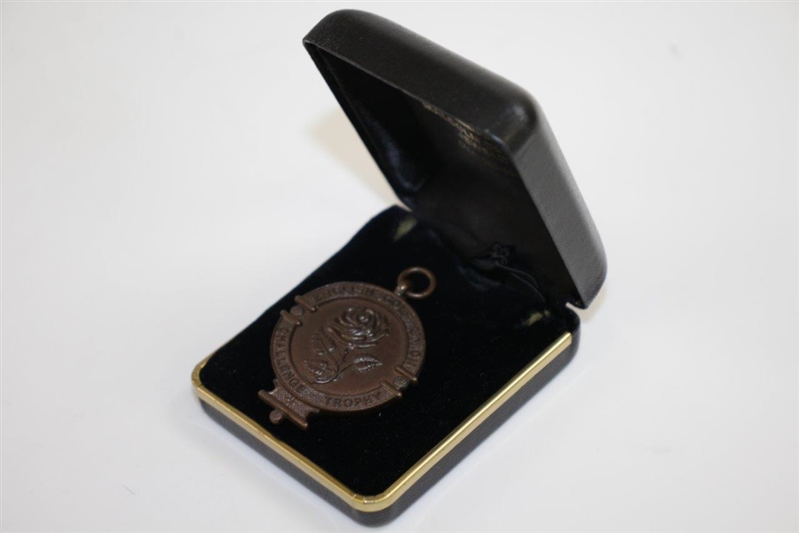 Undated English Golf Union Challenge Trophy Medal in Case