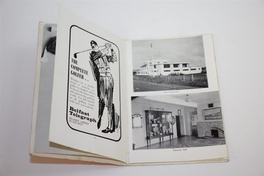 The Royal Portrush Golf Club Official Handbook - Circa Late 1960's
