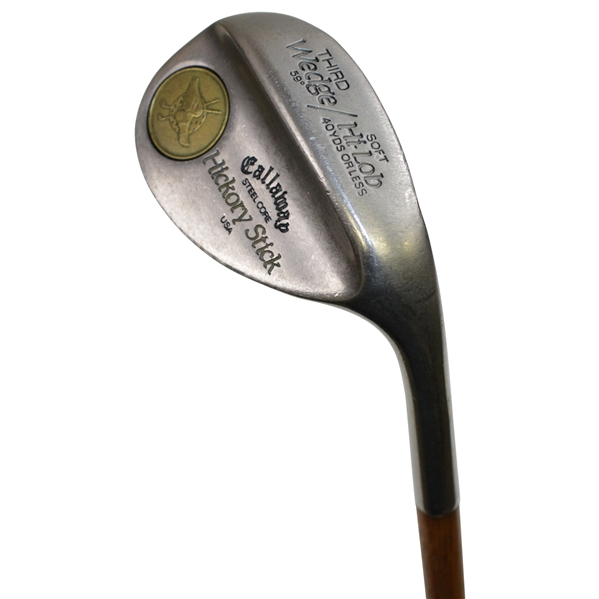 Callaway Lob Wedge with Winged Foot Gold Colored Medallion