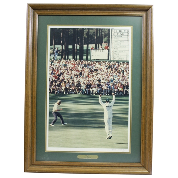 Eagle Jack Nicklaus Winner 1986 Masters Celebrity Edition Photograph by Brian Morgan