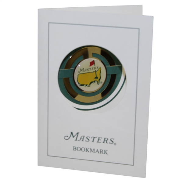 1997 Masters Tournament Limited Edition Bookmark in Original Booklet & Envelope
