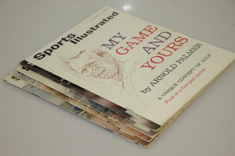 Arnold Palmer My Game & Yours 1963 Sports Illustrated Magazines Set of Five Lessons