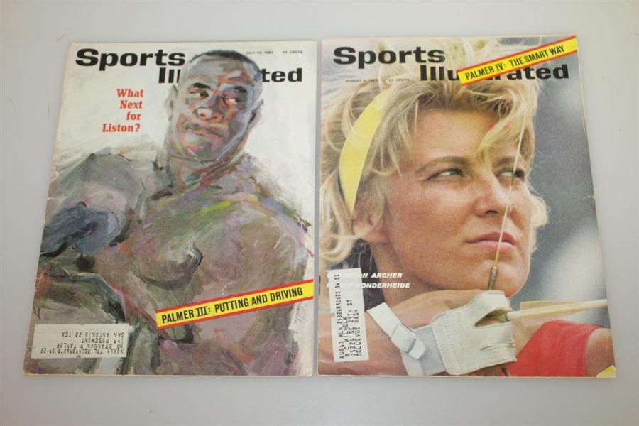 Arnold Palmer My Game & Yours 1963 Sports Illustrated Magazines Set of Five Lessons