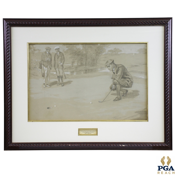 Pencil and Pastel On Board Signed by Artist Fielyen - Framed
