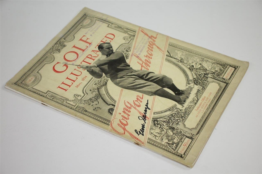 Gene Sarazen Signed May 1934 Golf Illustrated Magazine JSA ALOA