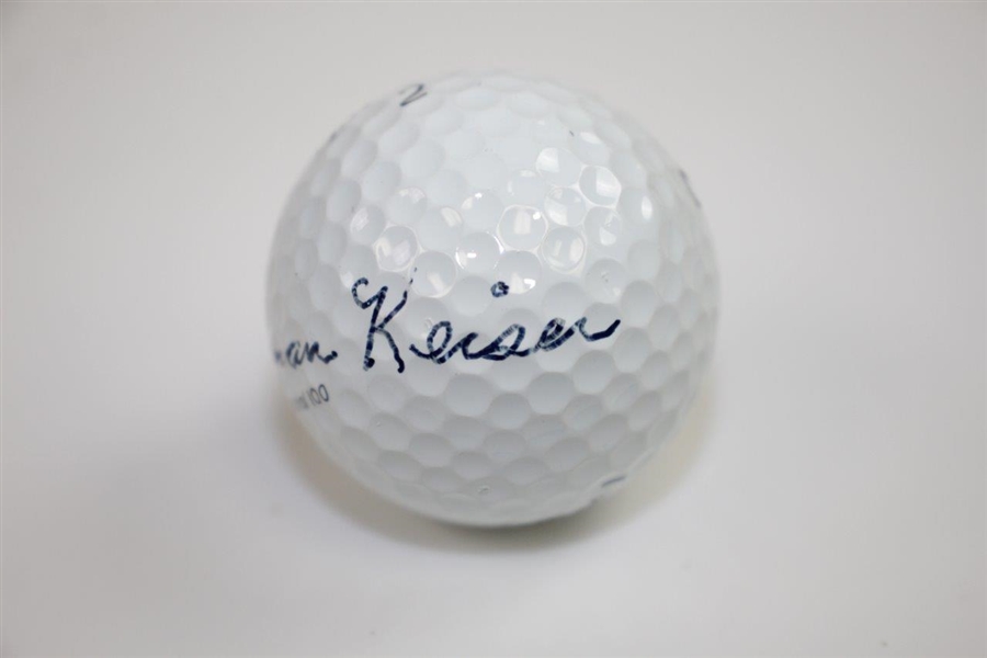 Herman Keiser Signed Titleist Golf Ball JSA ALOA