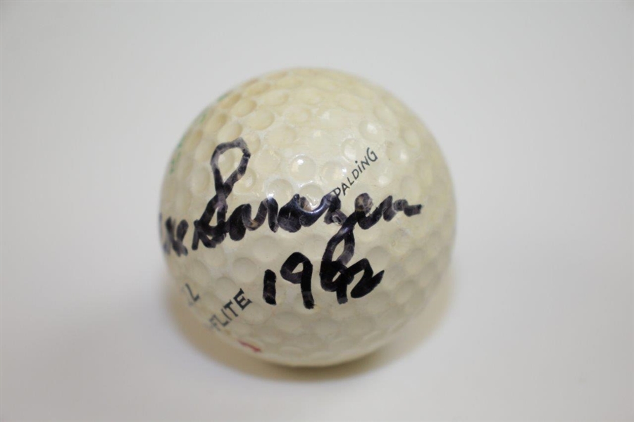 Gene Sarazen Signed Classic Augusta National Logo Golf Ball with 1992 Date JSA ALOA