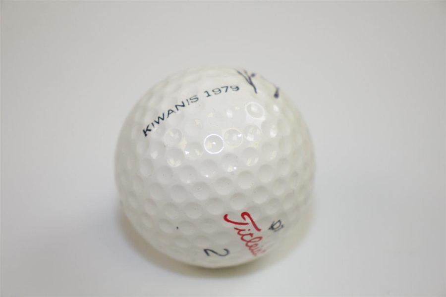 Byron Nelson Signed Titleist Logo Golf Ball JSA ALOA