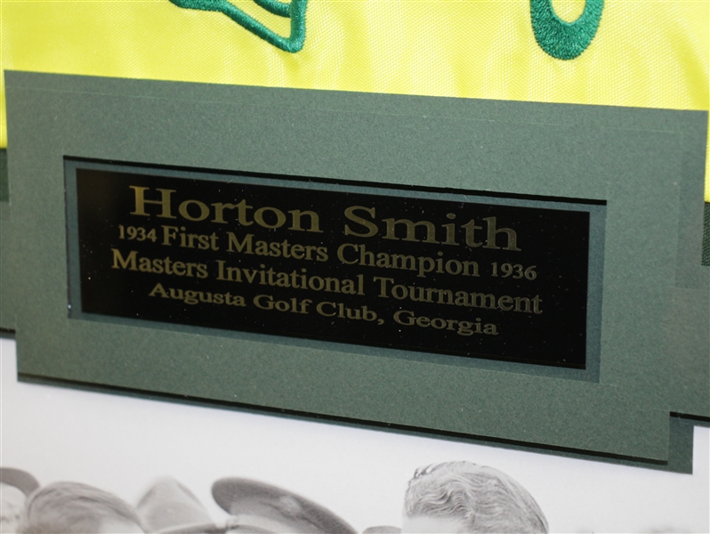 Horton Smith Signed 1948 Detroit GC Scorecard with Jones Photo & ANGC Member Only Flag JSA ALOA