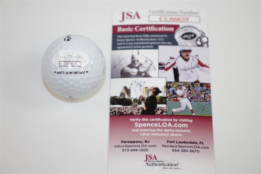Jon Rahm Signed TaylorMade Logo Golf Ball JSA #CC66659