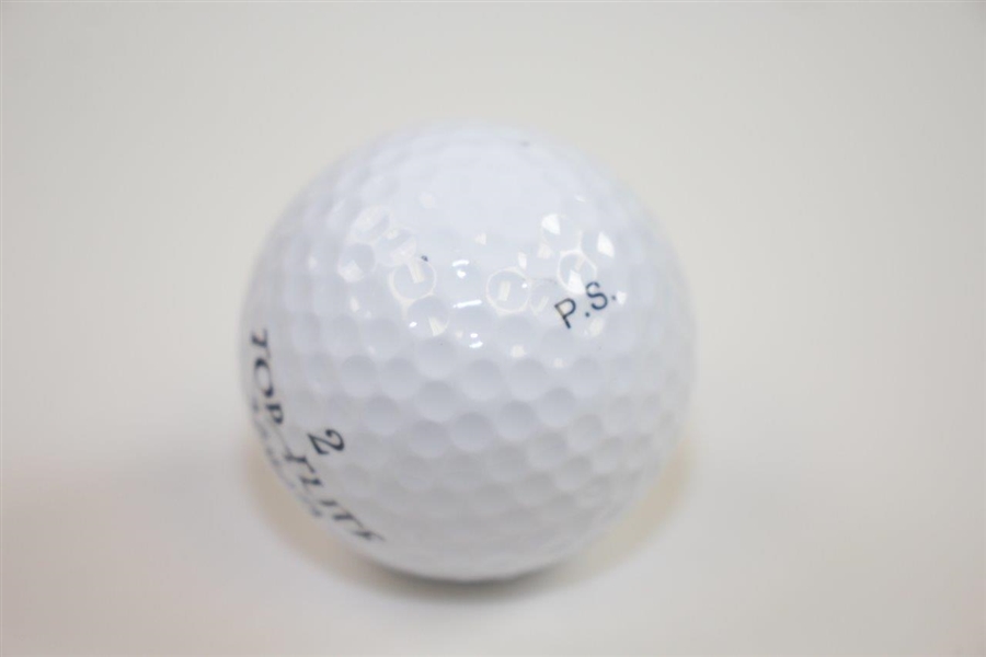 Payne Stewart Signed Personal Balata 'P.S.' Logo Golf Ball FULL JSA #Z97997
