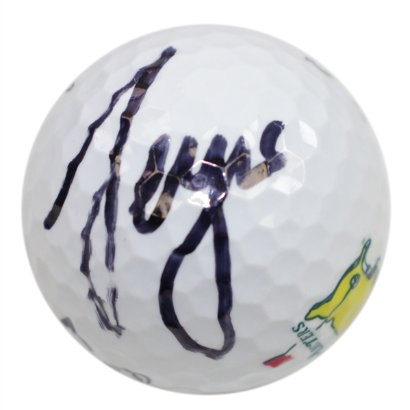 Sergio Garcia Signed Masters Logo Golf Ball JSA #EE69178