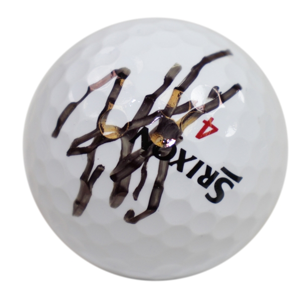 Hideki Matsuyama Signed Srixon Logo Golf Ball JSA ALOA