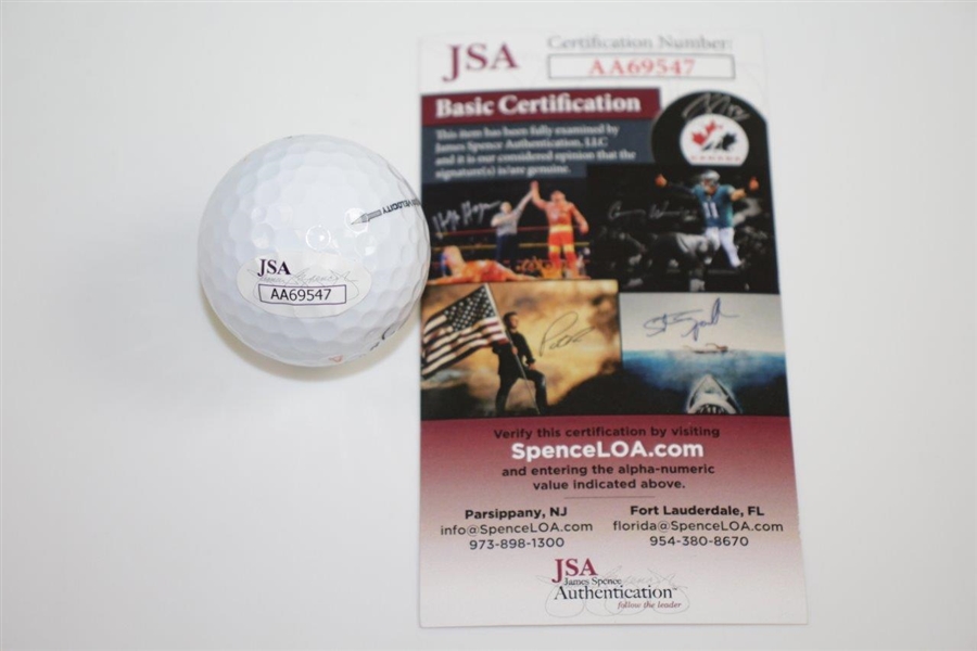 Bubba Watson Signed Masters Logo Golf Ball JSA #AA69547