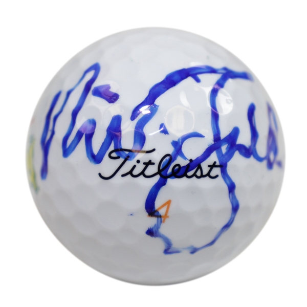Nick Faldo Signed Masters Logo Golf Ball JSA ALOA