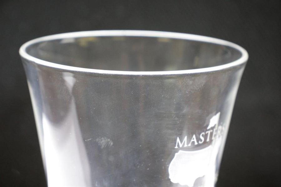 Ken Venturi's 1958 Masters Tournament Day's Low Score Crystal Glass Vase - April 3rd