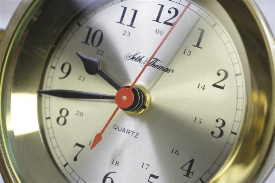 Ken Venturi's Masters Augusta National Seth Thomas Burns Clock - Circa 1990
