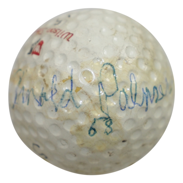 Arnold Palmer Signed Personal Match Used & Dated '58 Wilson Staff Golf Ball FULL JSA #BB58257