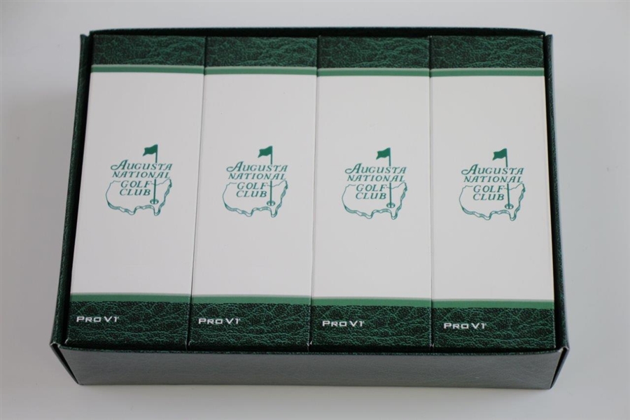 Dozen Augusta National Golf Club Undated ProV1 Logo Golf Balls in Box - Unused