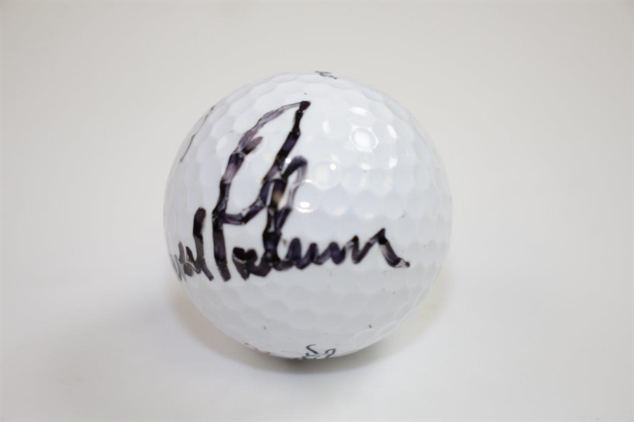 Arnold Palmer Signed Titleist 2 Logo Golf Ball FULL JSA #X82645