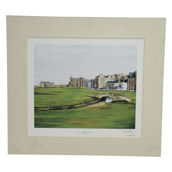 18th Fairway - The Old Course St. Andrews The Home of Golf Print by R. Gordon B. White