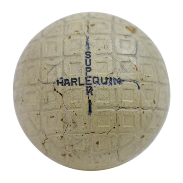 Circa 1920 Super Harlequin Mesh Golf Ball