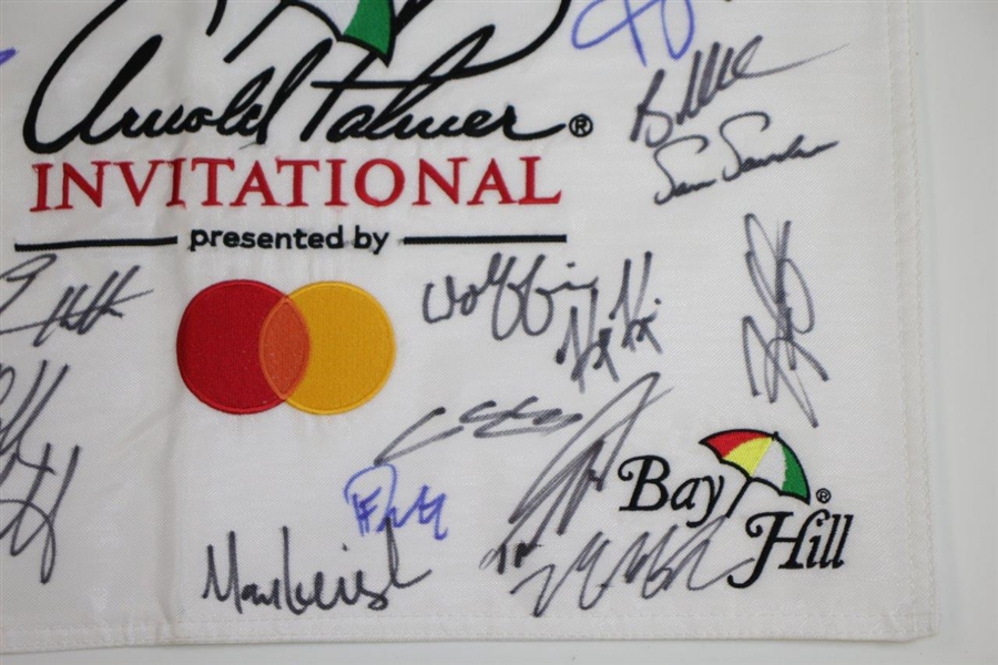2020 Arnold Palmer Invitational Field Signed Flag with Winner Hatton - Last Completed Tourney JSA ALOA