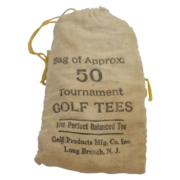 Classic The Perfect Balanced Tee Canvas Bag of Approx. 50 Golf Tees with Tees