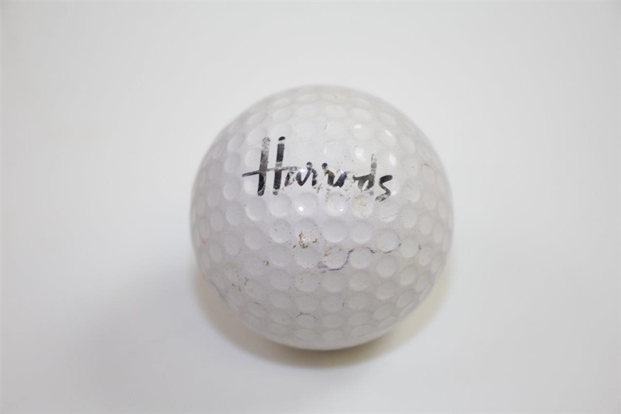 Ken Venturi Signed St. Andrews Scotland Harrods Logo Golf Ball JSA ALOA