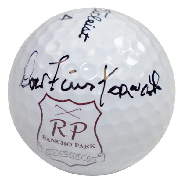 Dow Finsterwald Signed Rancho Park Logo Golf Ball - Site of 1960 LA Open Win JSA ALOA