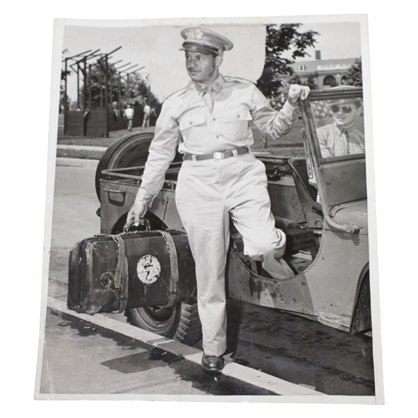 Bobby Jones 1942 Arrives for Air Force Duty Original ACME Wire Photo