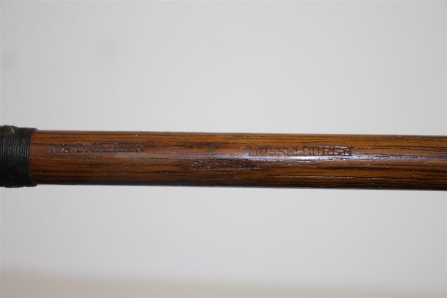 Circa 1900 J&D Clark Musselburgh Scotland Smooth Face Special Lofter Club - Original Grip